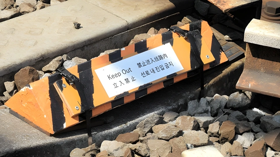 Надпись на разных языках, указывающая держаться по-дальше